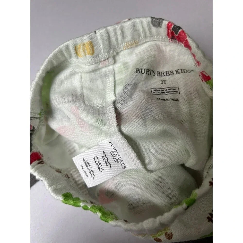 Burt’s bees 100% Organic Cotton pajama pants Sz 3T